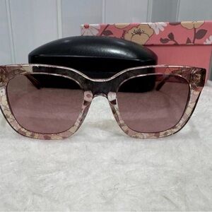 Coach Floral Pink Sunglasses